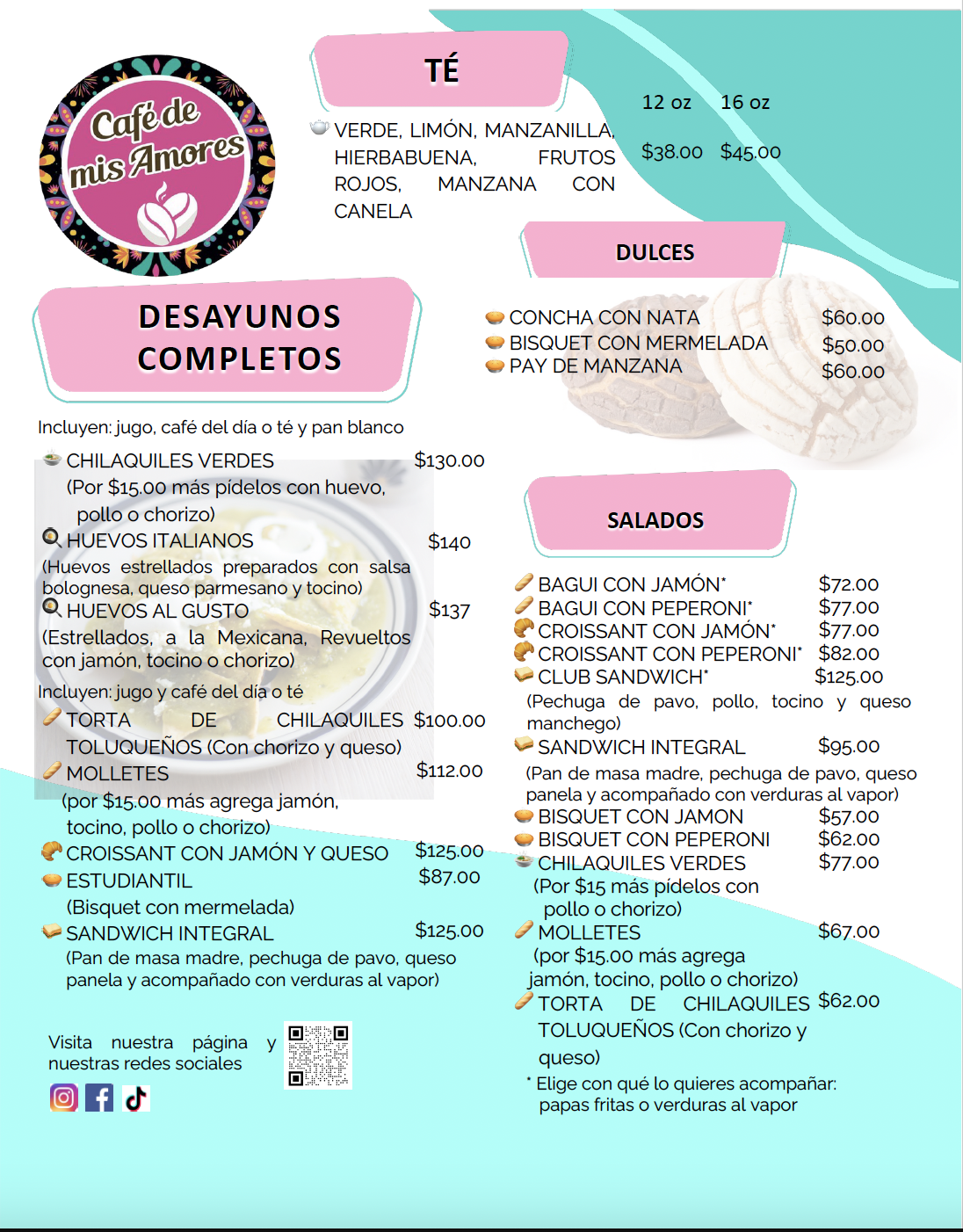 Menú Café de Mis Amores - Página 2